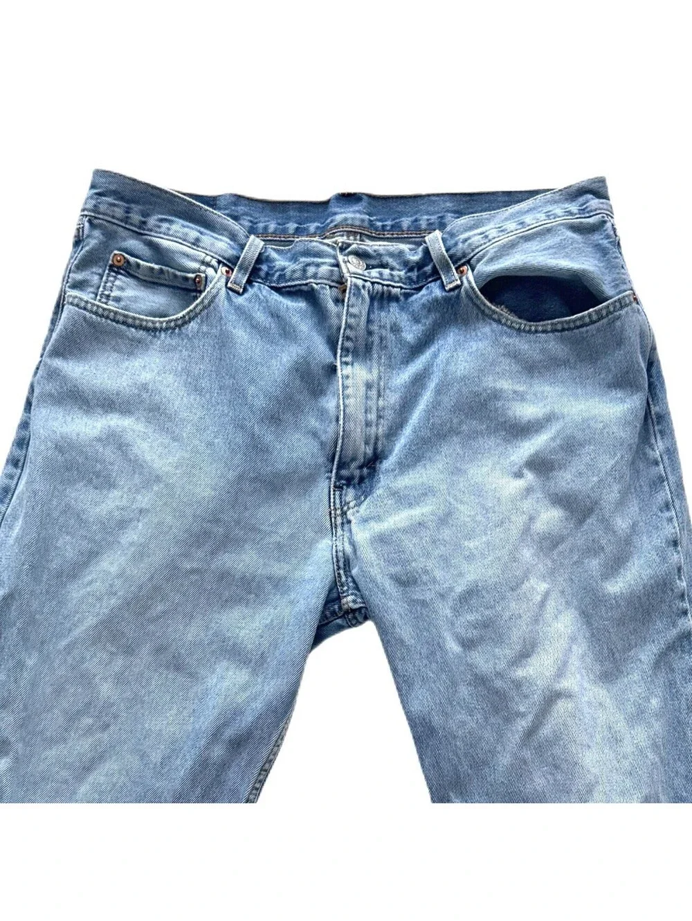 Levi’s 501 Men’s Jeans 36x34 Button Fly Original Fit Blue Denim Straight Leg